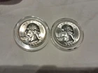 1955-D 25C Silver Washington Quarter's Choice/Gem BU In Capsules
