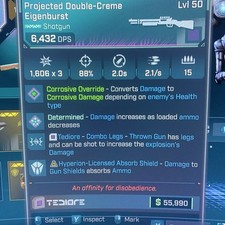 Borderlands 4⭐️NEW PEARLESCENT DOUBLE CREME EIGENBURST (CORROSIVE)⭐️