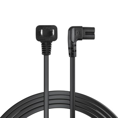 6FT Power Cord for Samsung TV 2-Prong L-Shaped AC Power Cord UN40 UN43 UN48 UN49
