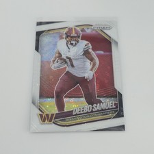 2025 Panini Prizm Football Deebo Samuel Prizm White Disco #133 Commanders