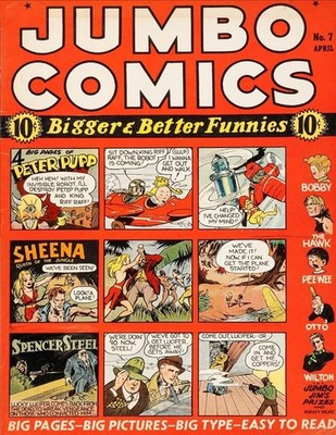 Jumbo Comics #7 Photocopy Comic Book