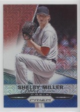 2015 Panini Prizm Red White & Blue Mojo Prizm Shelby Miller #136 8qq