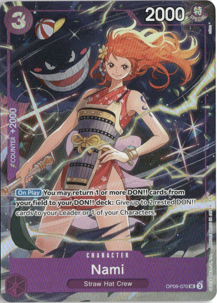 おナミ ワンピースカード プロモカードG ONE PIECE CARD Nami One Piece TCG Nami (Best Selection Vol. 4) Gengar Nami Foil Promo