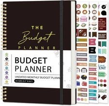 Budget Planner - Monthly Budget Book Undated with Expense & Bill Tracker - Undat