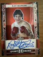 Ray Mancini Auto 2024 Leaf Metal Sports Heroes - #BA-RM1 Red /25 (AU) Autograph