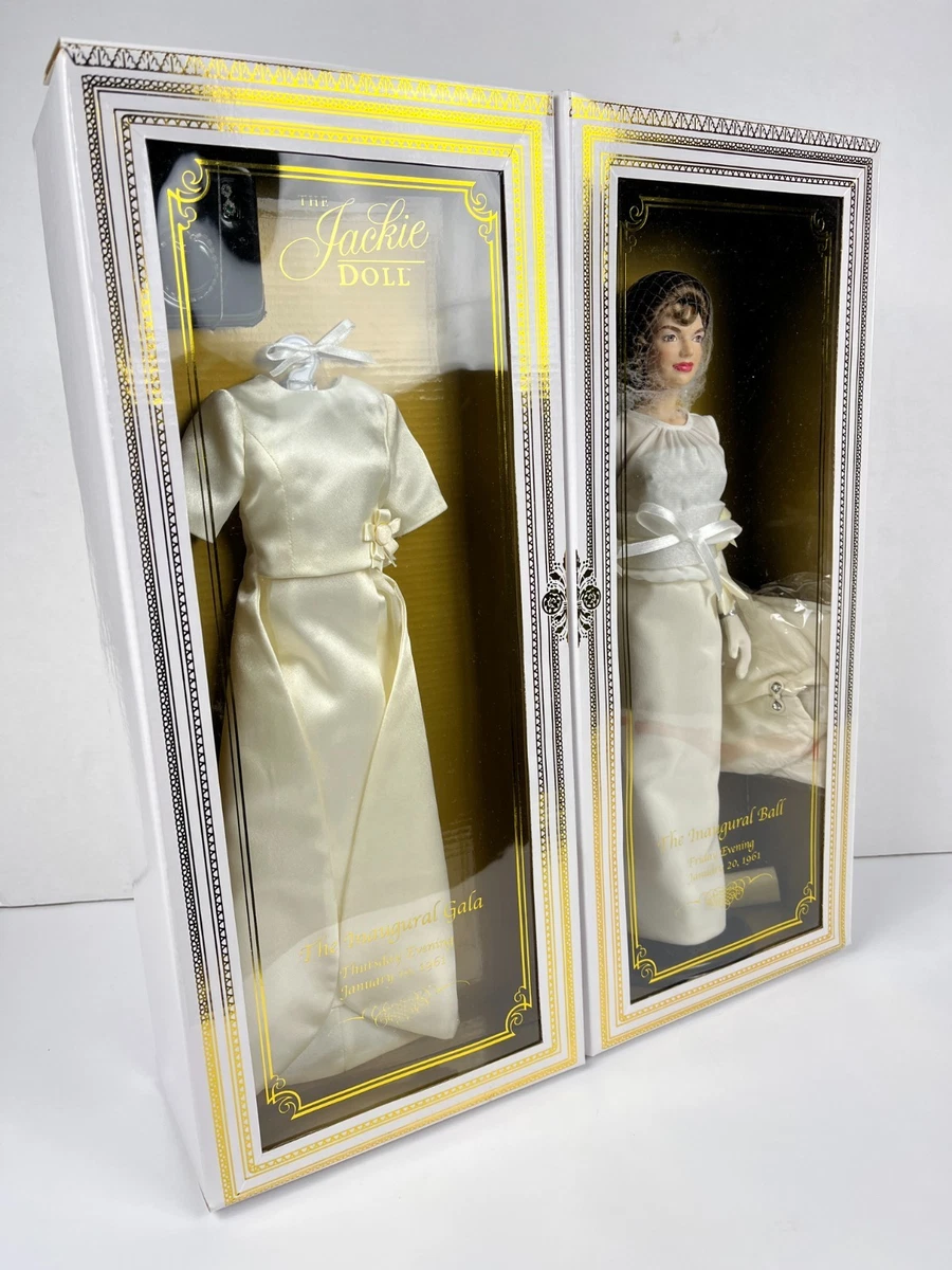 NRFB Franklin Mint Jackie Kennedy Doll 50th Anniversary Inaugural Collection
