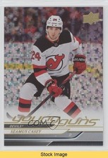 2024 Upper Deck Series 2 Young Guns Rainbow Speckled Foil Seamus Casey READ 0mt8