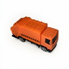MAISTO 1/64 Diecast Orange Garbage Truck #11925 Made In China