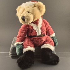 Russ Berrie Plush "Kris" Santa Bear 16" Teddy Christmas Holiday
