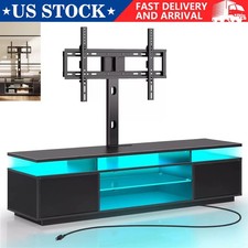 LED TV Stand w/ Mount & Power Outlet for 32-75" TV Media Console Cabinet