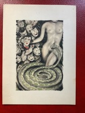 Edouard CHIMOT Gravure  signée planche non justifiée BAUDELAIRE