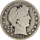 1905-O Barber Half Dollar