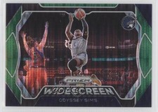 2020 Panini Prizm WNBA Widescreen Green Pulsar Prizm 7/25 Odyssey Sims #7 07sa