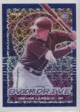 2021 Panini Chronicles Overdrive Blue Velocity Prizm Trevor Larnach #23 00gy