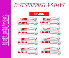  FAST SHIPPING  8 Pack LACALUT WHITE Daily Wh...