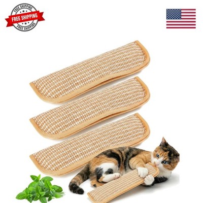 Catnip Pillows for Indoor Cats, 3Pcs Sisal Scratcher Toy | 10000mg A+ Catnip，...