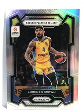 2023-24 PRIZM EUROLEAGUE BASKETBALL Lorenzo Brown #59 SILVER HOLO