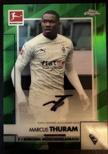 Marcus Thuram Chrome Bundesliga 2020/21 Green Refractor /99 Auto