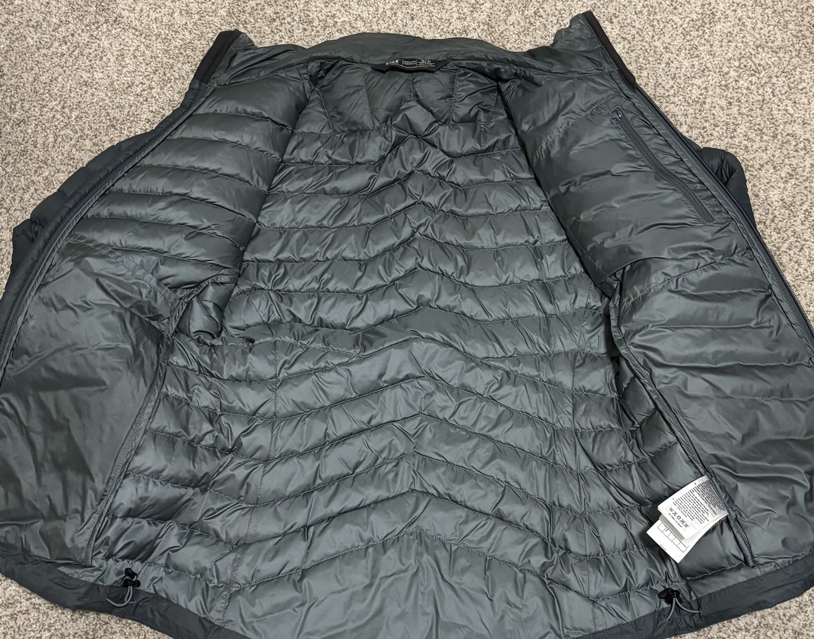 Helly Hansen Goose Down Puffer Coat jacket Grey W… - image 4