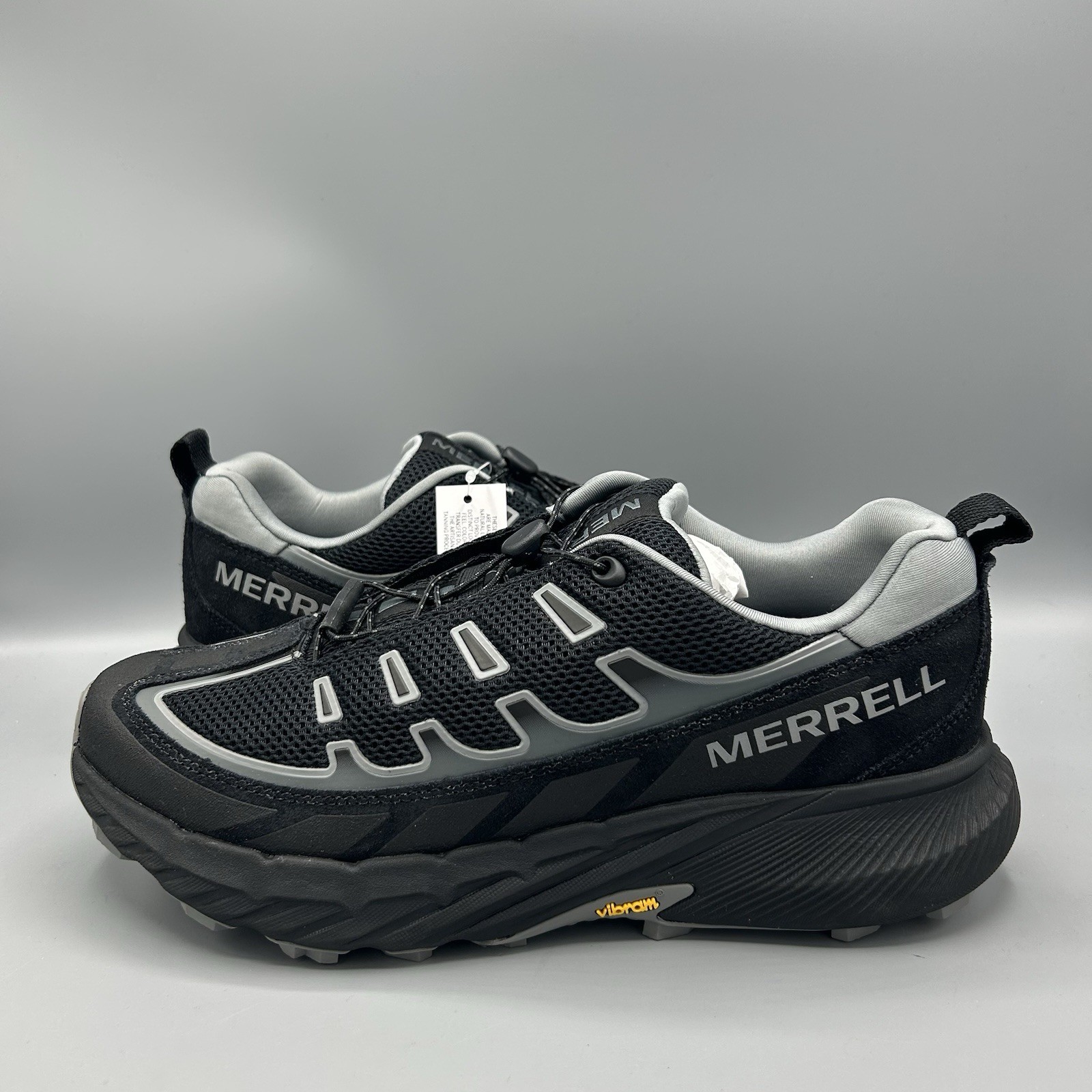 Merrell Agility Peak 5 Trek Negro Sendero Senderismo Caminar Zapatos Reino Unido 9 UE 43.5 Nuevo