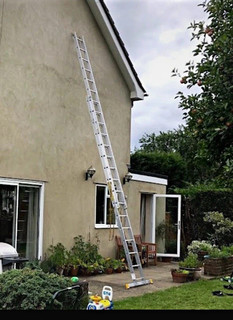 BPS Trade Master Aluminium Extension Ladder 2x16 rung ladder