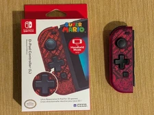Nintendo Switch Hori D-Pad Controller (L) Super Mario Joy-Con COMPLETE