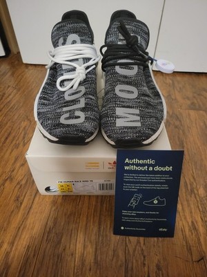 Size 10 - Pharrell x adidas NMD Human Race Trail Oreo Excellent Condition AC7359