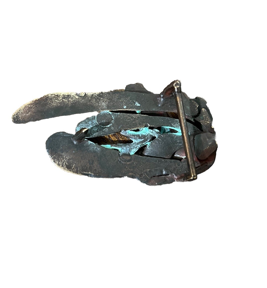 Excuisite Handcrafted Vintage  Solid Bell Buckle … - image 3