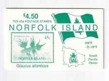 NI346) Norfolk Island 1993,  $4.50 Nudibranch Booklet, CTO