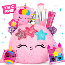 Talc-Free Kids Real Makeup Kit for Little Girls - Mica-Based Safe Formula, Real,