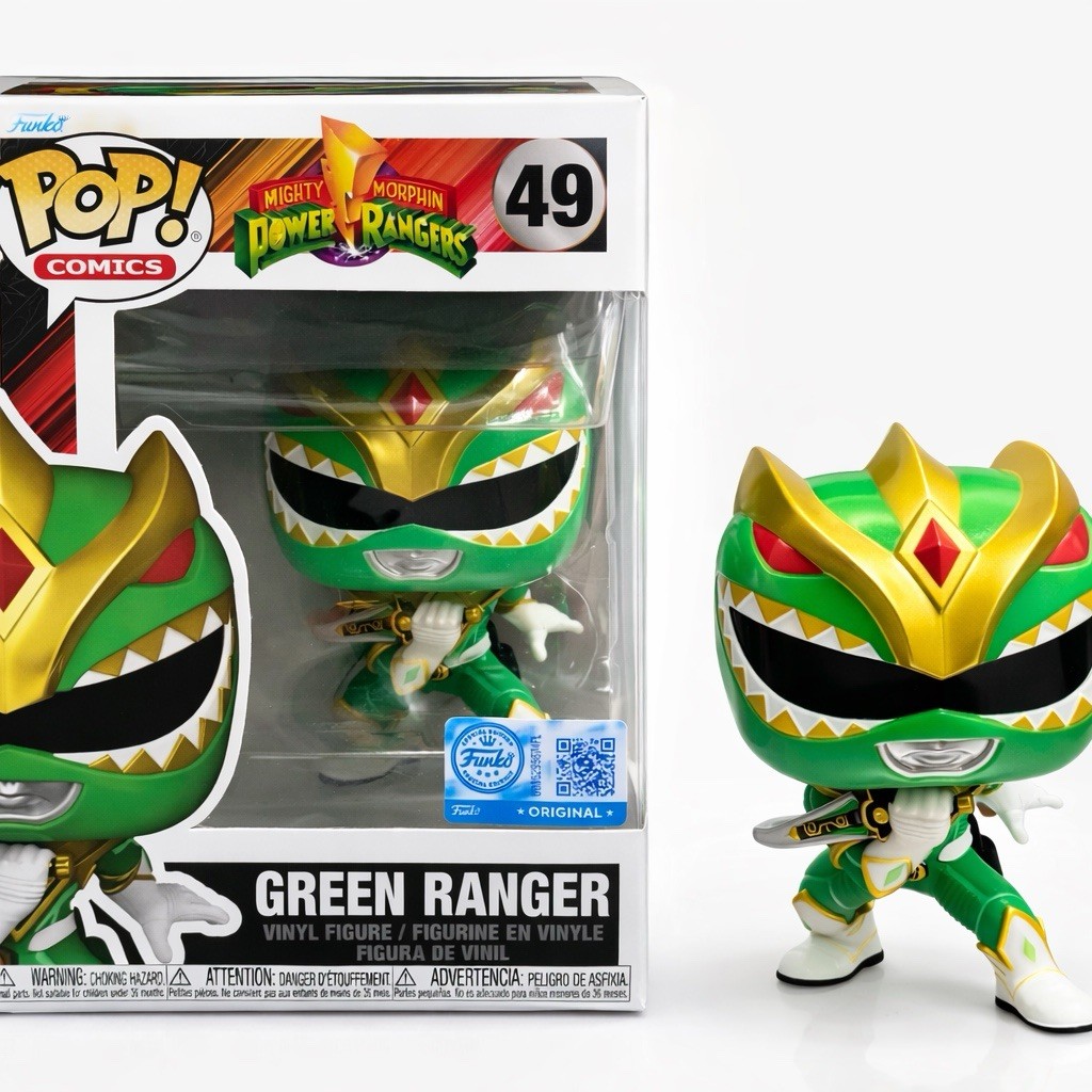 Funko Pop! Vinyl: Power Rangers - Green Ranger - Entertainment Earth (Exclusive)