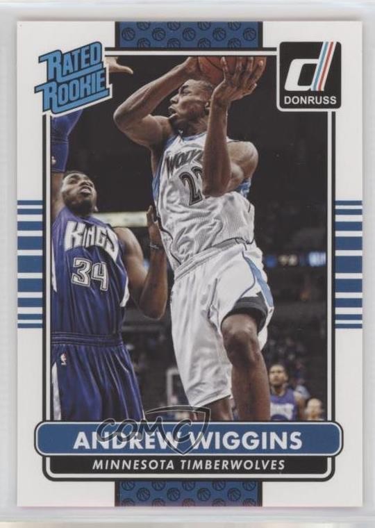 2014-15 Panini Donruss Rated Rookies Andrew Wiggins #201 0br9