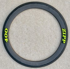 NOS 1x 650c ZIPP 400 Carbon Fiber Tubular Sew Up Rim • 28 Hole • Made in USA