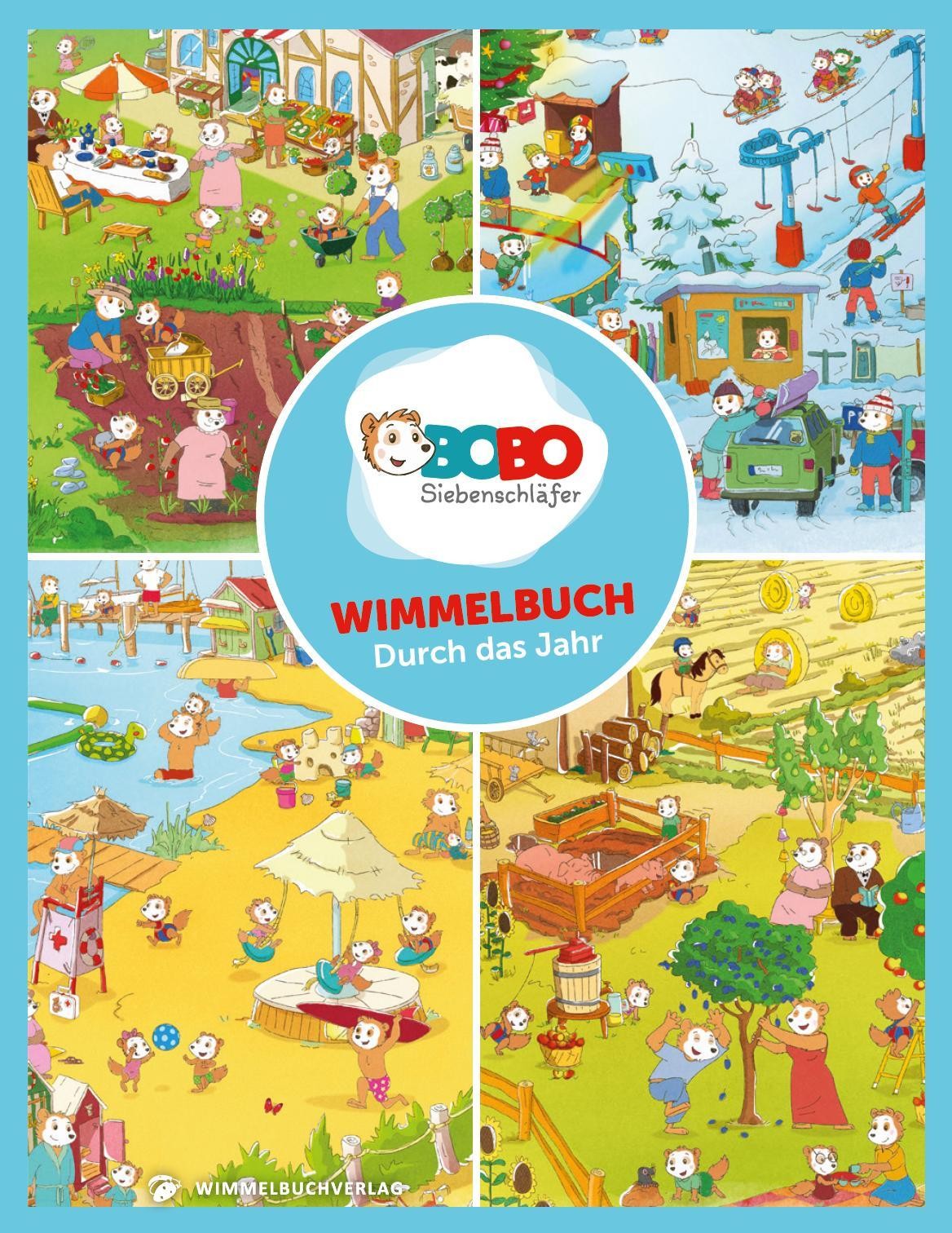 Bobo Siebenschläfer Wimmelbuch - Durch das Jahr mit Bobo Siebenschläfer Animatio