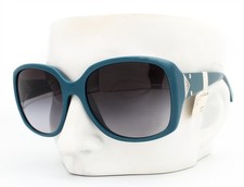 Emporio Armani EA 4018 5121/8G Sunglasses Polished Blue Silver Logo w/case