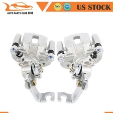 Brake Calipers w/ Bracket Accessories Kits Pair For 2004-2008 Acura TSX Rear