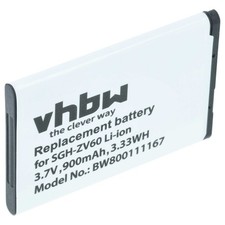 Batería para Samsung S3650 Corby S3650 S3370 Corby 3G S5260 II S3830 900mAh 3,7V