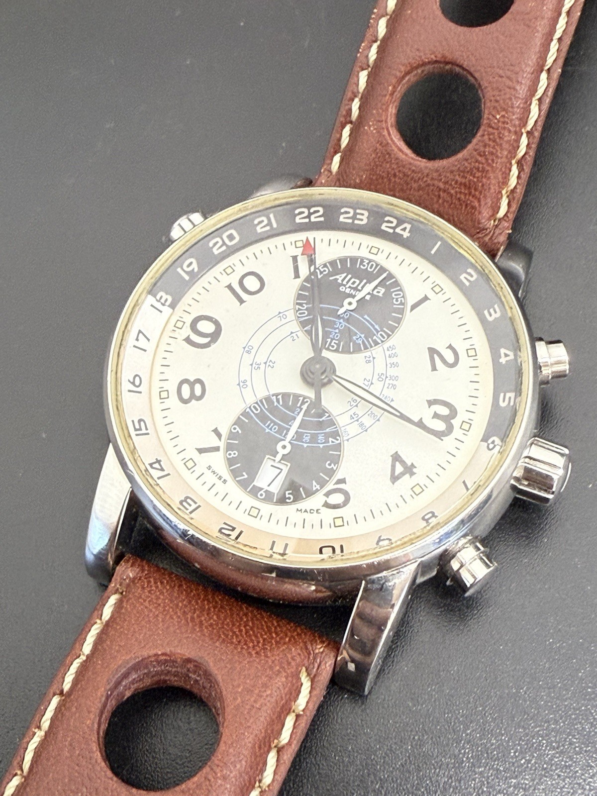 Alpina Startimer Chronograph Automatic Panda Dial… - image 19