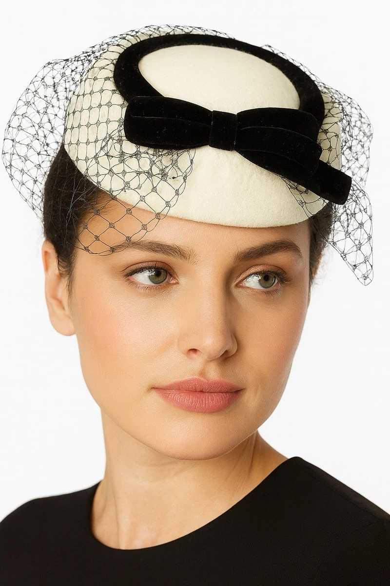 Pillbox 1950s 100% Wool Vintage Hats for Women for sale | eBay display picture 1