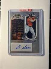 2025 Panini Crusades Majestic Marks Colton Ledbetter #3 Gold Foil 03/99