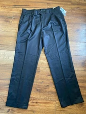 NWT Perry Ellis Portfolio Luxury Performance Pants Mens 36x32 Flex Stretch Black