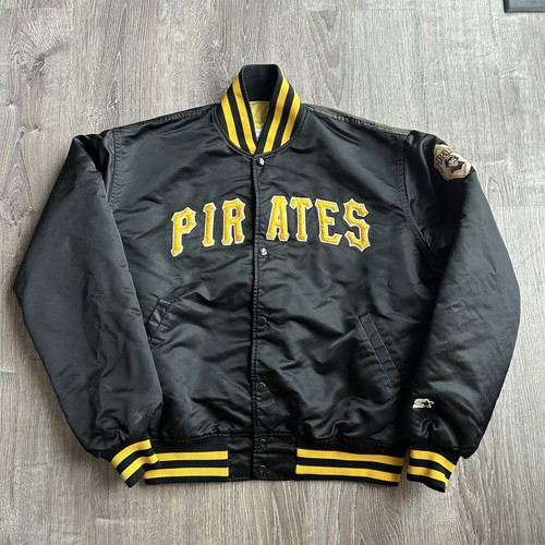 Veste noire vintage des pirates de Pittsburgh des années 1980 pour les débutants - petite taille, fabriquée aux États-Unis - France