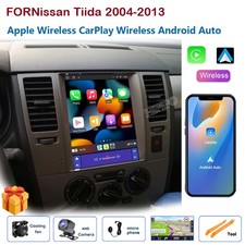 For Nissan Tiida Versa 2004-2013 Android 14 Stereo Radio GPS WiFi Player 9.7"