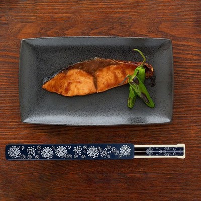  1 Set japanischer Stäbchen Chopstäbchen wiederverwendbare Essstäbchen mit