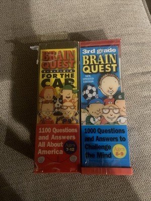 Brain Quest 3rd Grade 1000 Questions & Extra For The Car