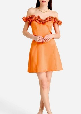 open lace back dress Leo Lin Women's Lynn Bustier Midi Dress main image 1