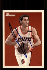 Signed Basketball Card Auto Rudy Fernandez 2009-10 Bowman 48 #65 Trail Blazers
