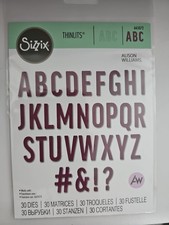 Sizzix Thinlits  Die Set - Bold Alphabet New