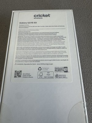 samsung galaxy s21 fe 5g (sm-g990u2)(CRICKET) 9.5/10 Clean Working