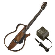 Yamaha SLG200S NT Silent Guitar with PA-3C Power Adapter Set